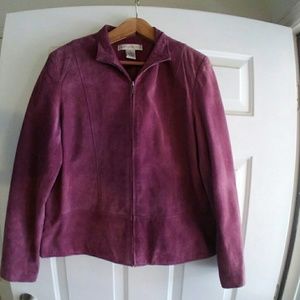 Leather suede jacket,great condition,barely warn.